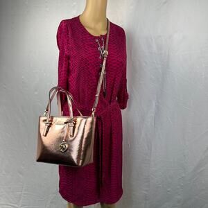 Michael Kors 35H3GTVT0M Jet Set Travel XS Metallic